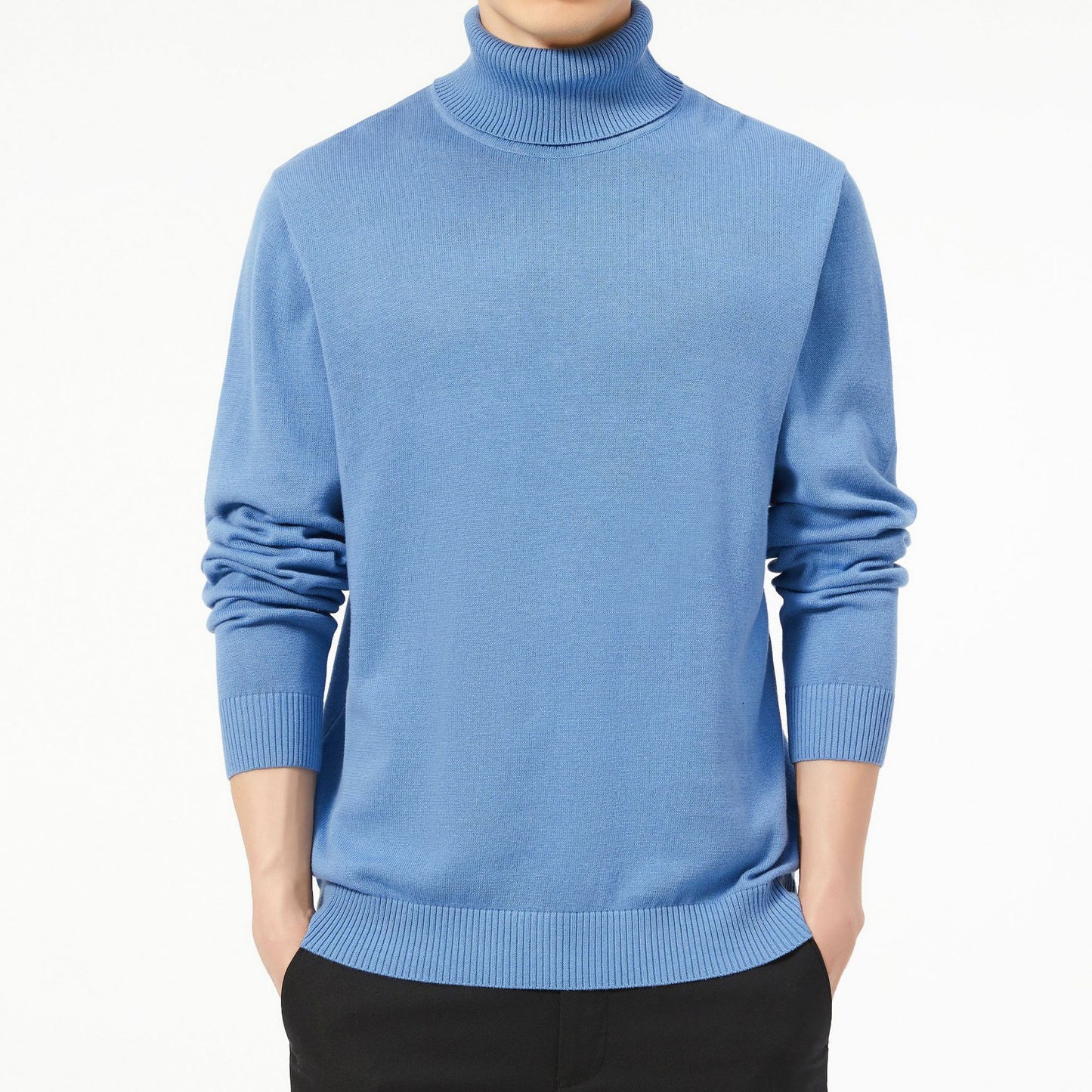 Men's Base Wool Turtleneck
