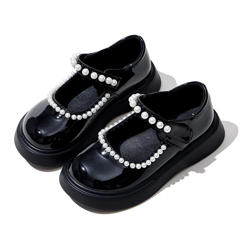 Children's Soft-soled Lolita Leather Shoes