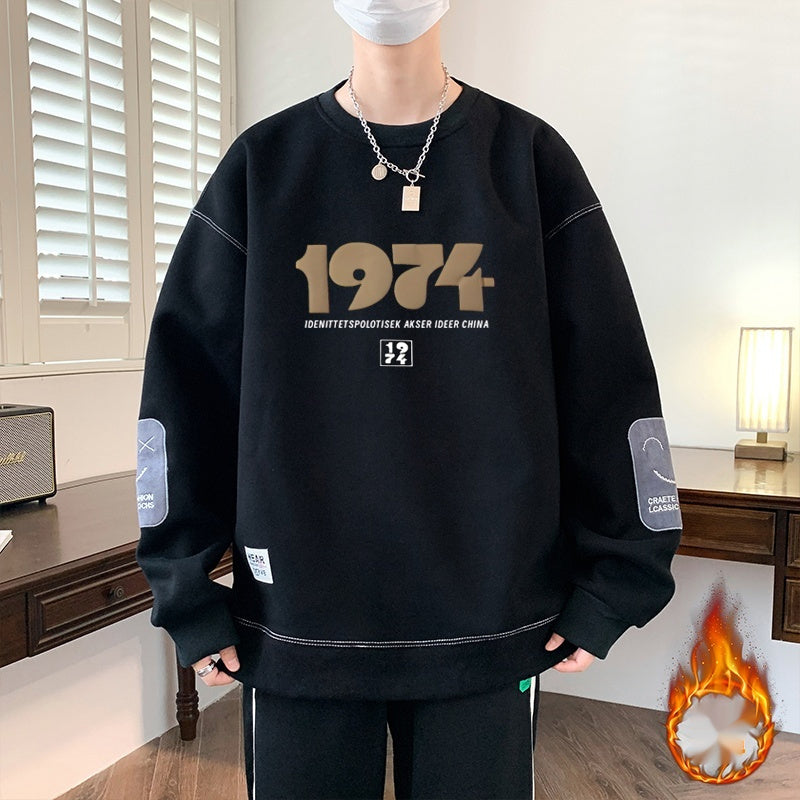 Fleece-lined Men's Sweater