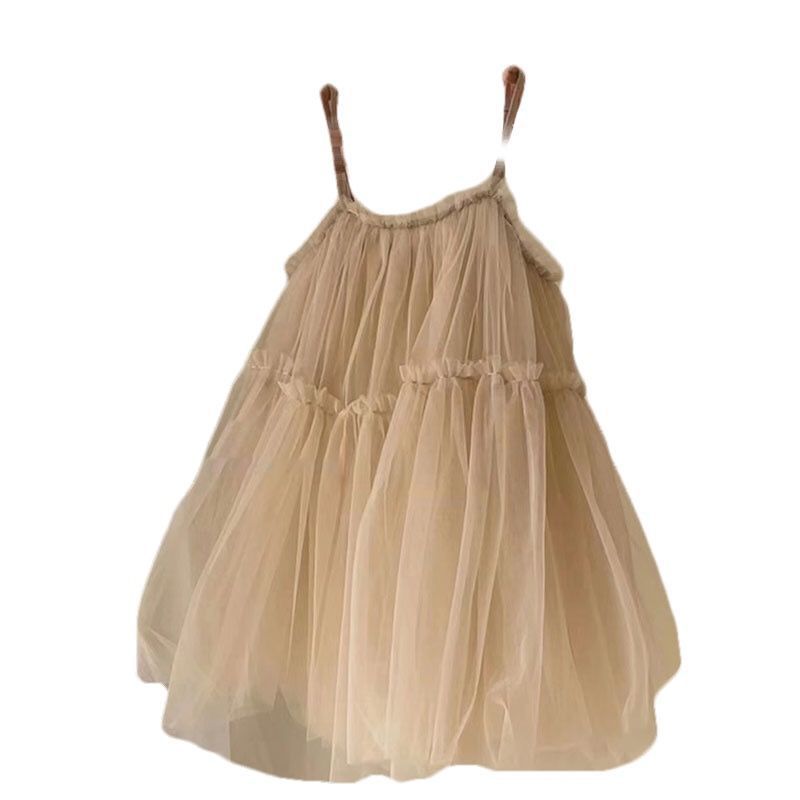 Girls' Mesh Flair Dress