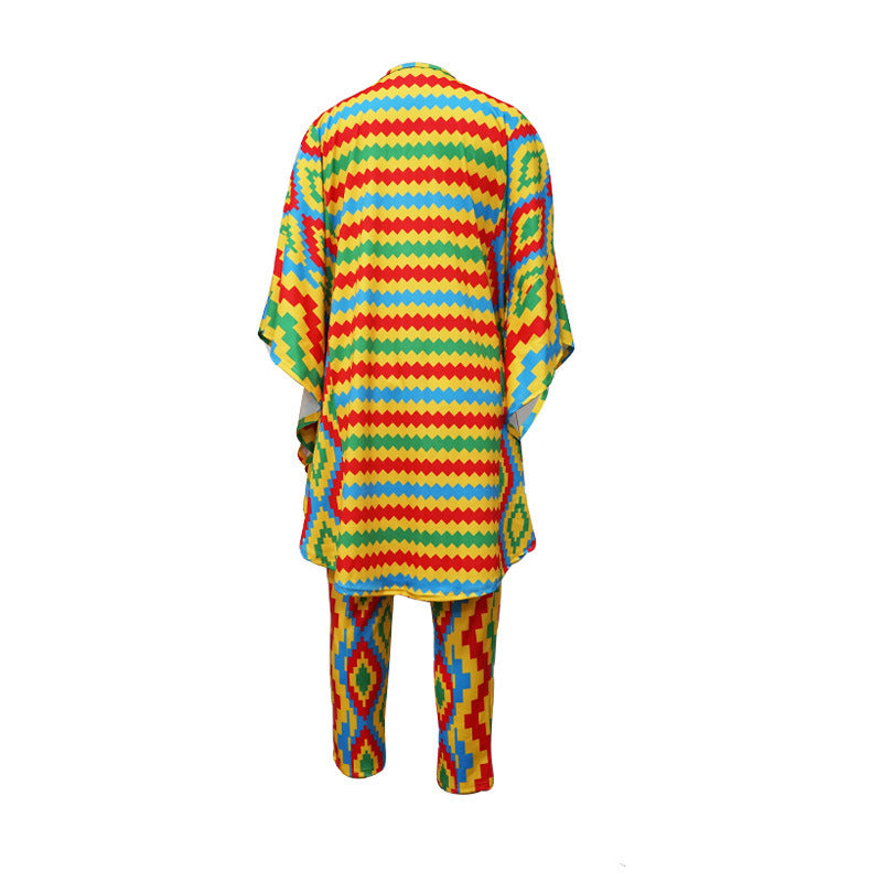 Women's Kente Print Suit