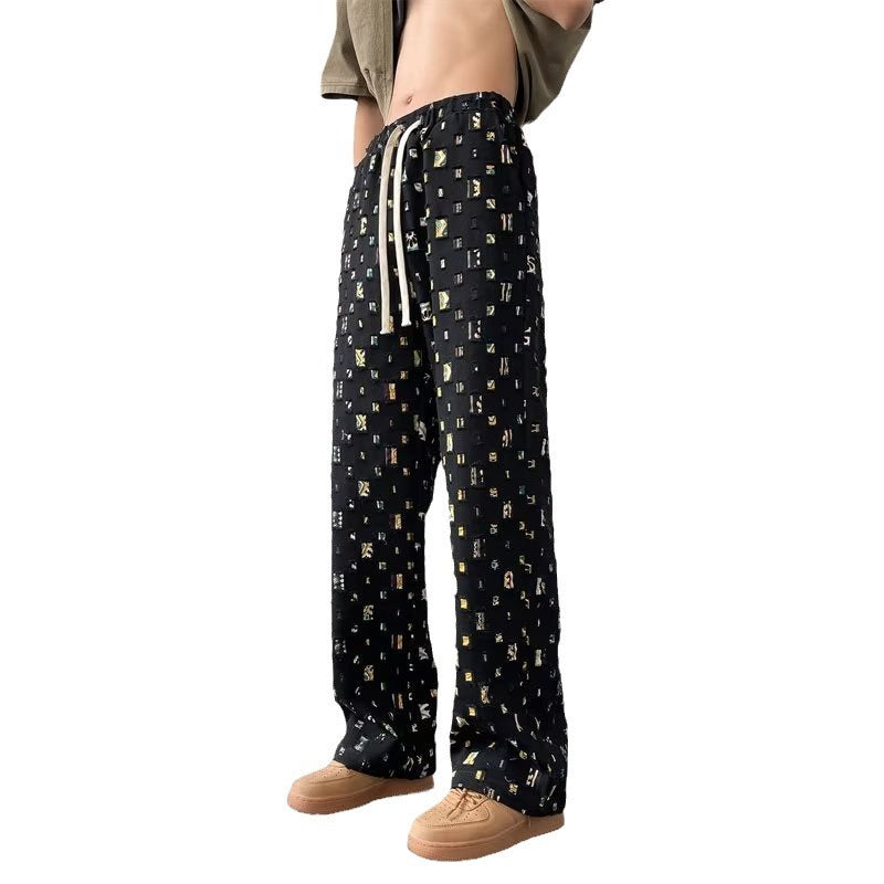 Men's Designer Straight Leg Pants