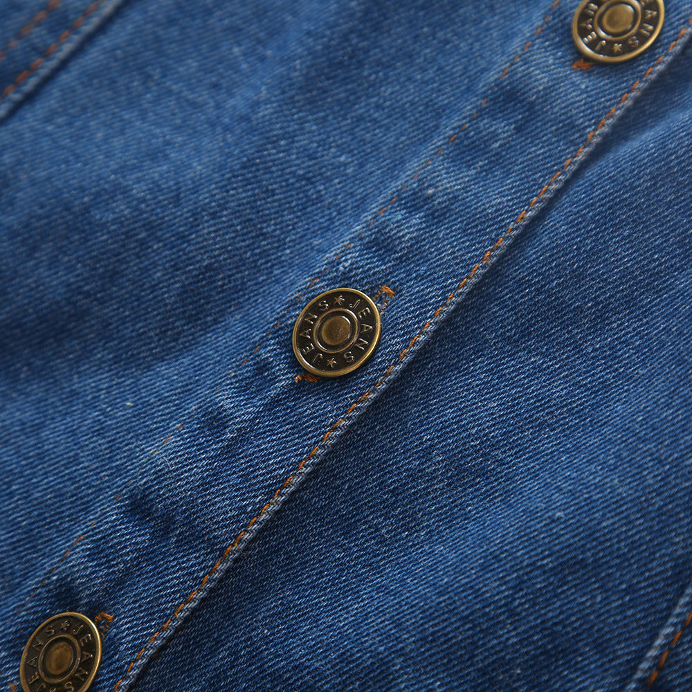 Irregular Denim Tunic