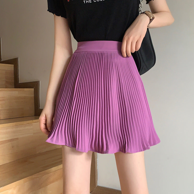 Women's Mini High Waisted Skirt