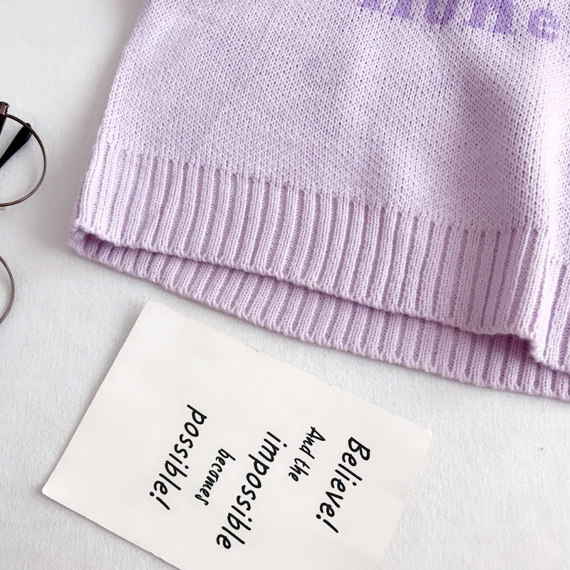 Collared Cotton Sweater
