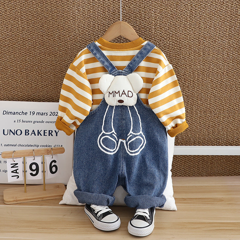 Children's Fashionable Overalls