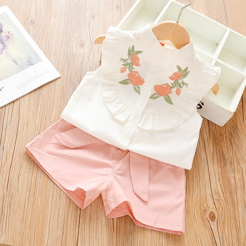 Girls Trendy Cotton 2Pcs Set