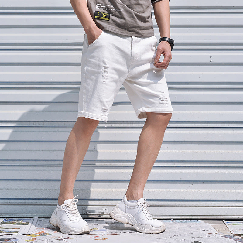 Men's Straight Denim Shorts