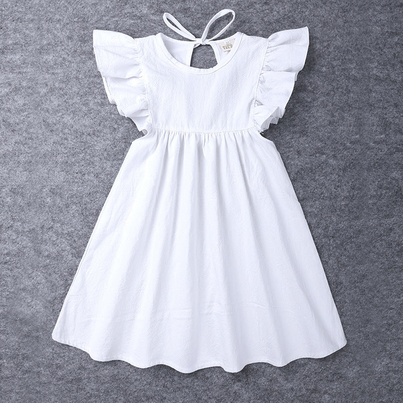 Lotus Leaf Little Girl's Dress