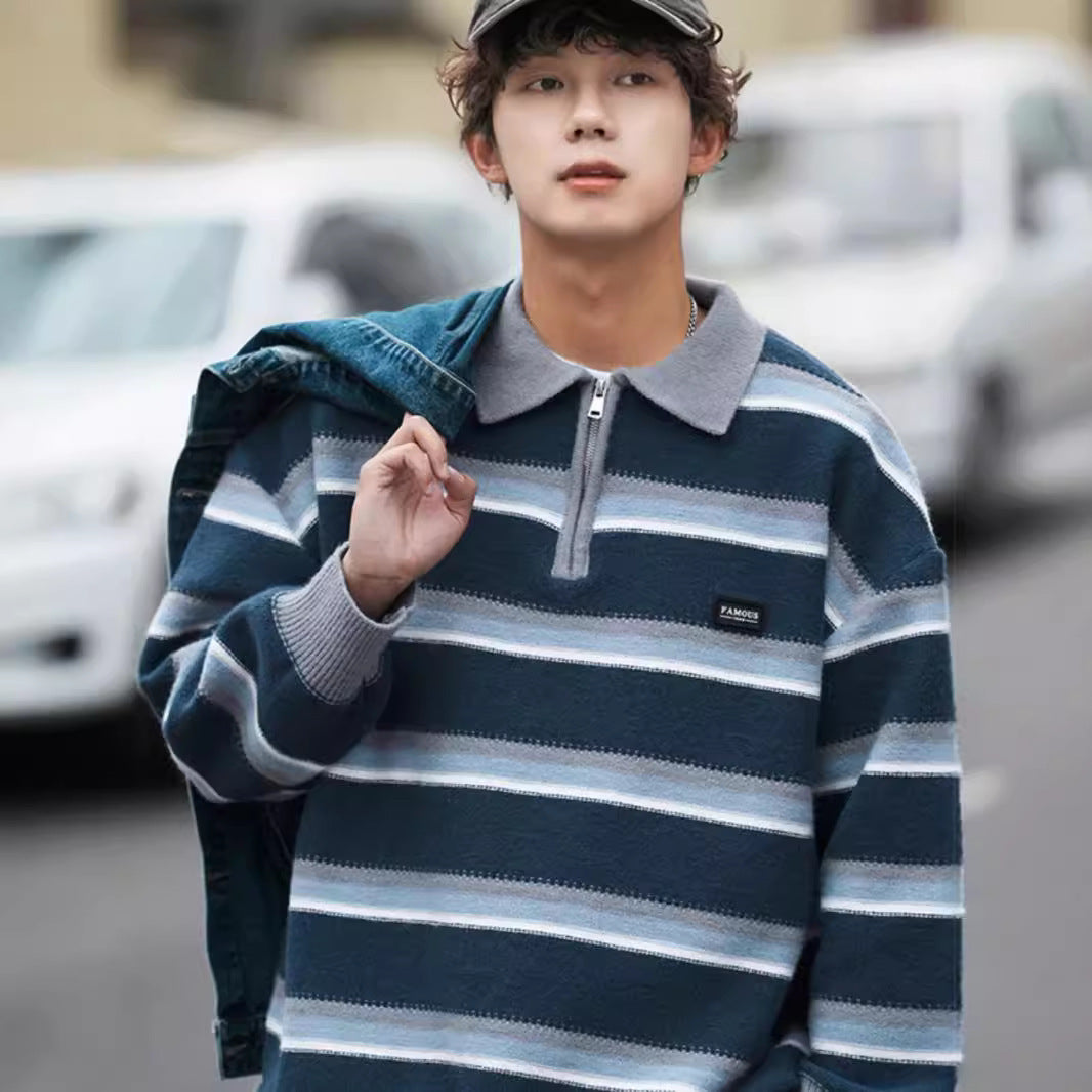 Niche Knitted Top For Men