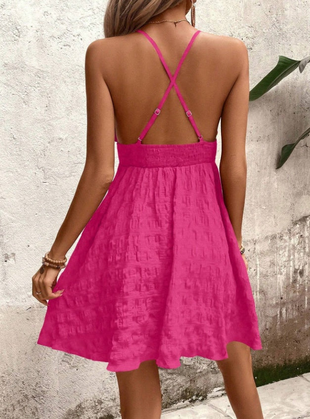 Women's V-neck Vacation Dress