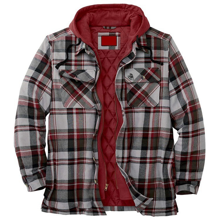 Men's Hooded Jacket Shirt