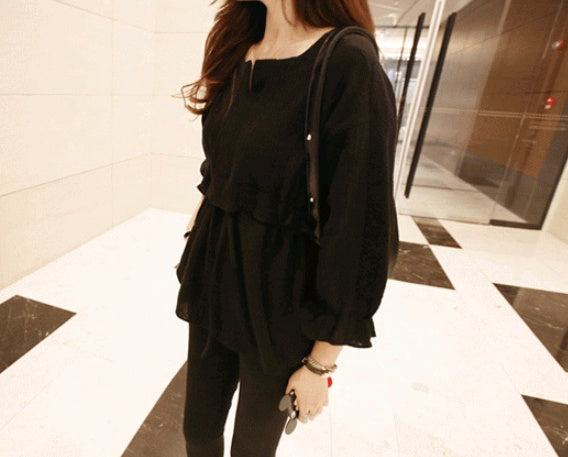 Women's Loose Cotton & Linen Top