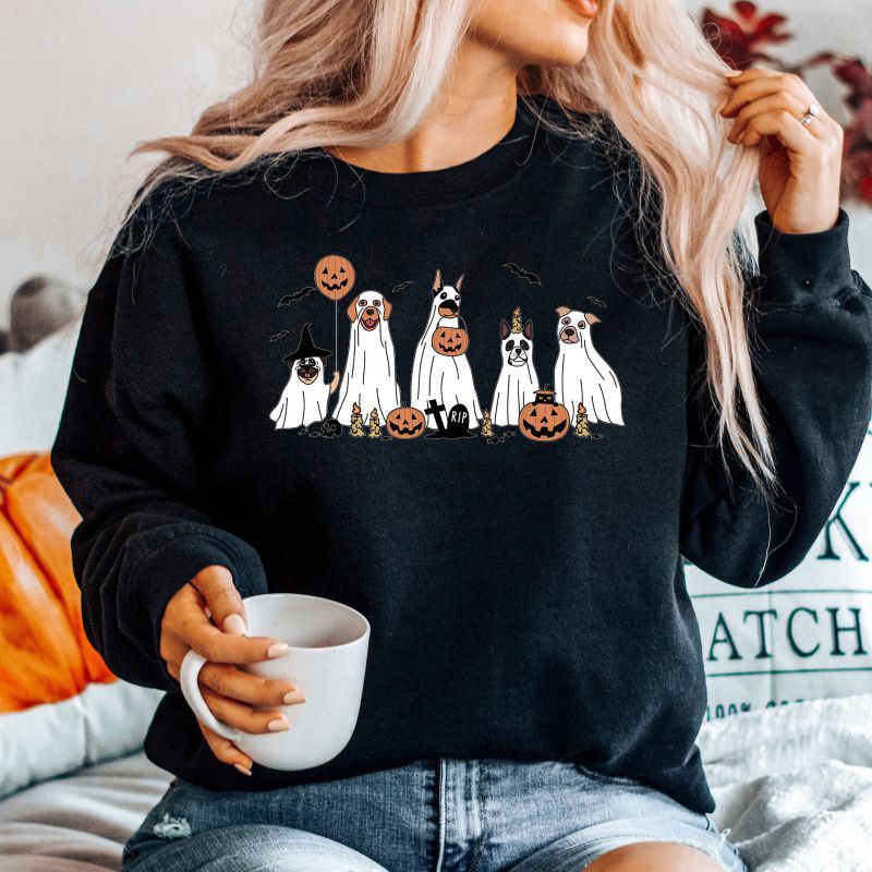 Halloween Printed Sweater