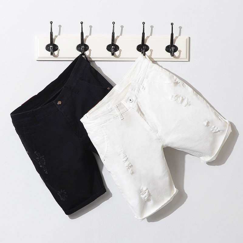 Men's Straight Denim Shorts