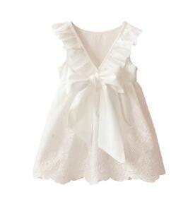 Girls bow-back dress