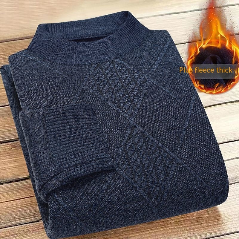 Men's Fleece-lined Sweater