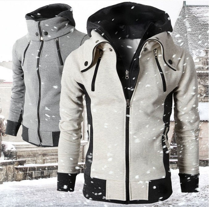 Men's Slim Fit Hooded Jacket