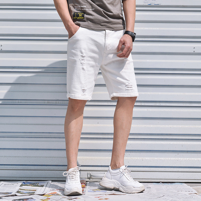 Men's Straight Denim Shorts