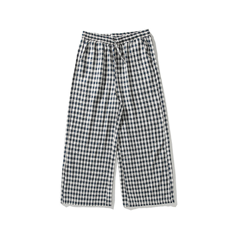 Cotton & Linen Blend Baggy Pants