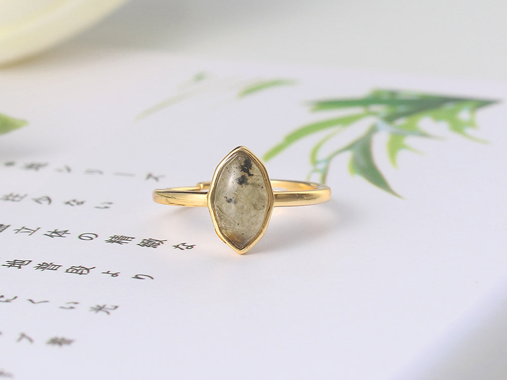 Natural African Labradorite Ring