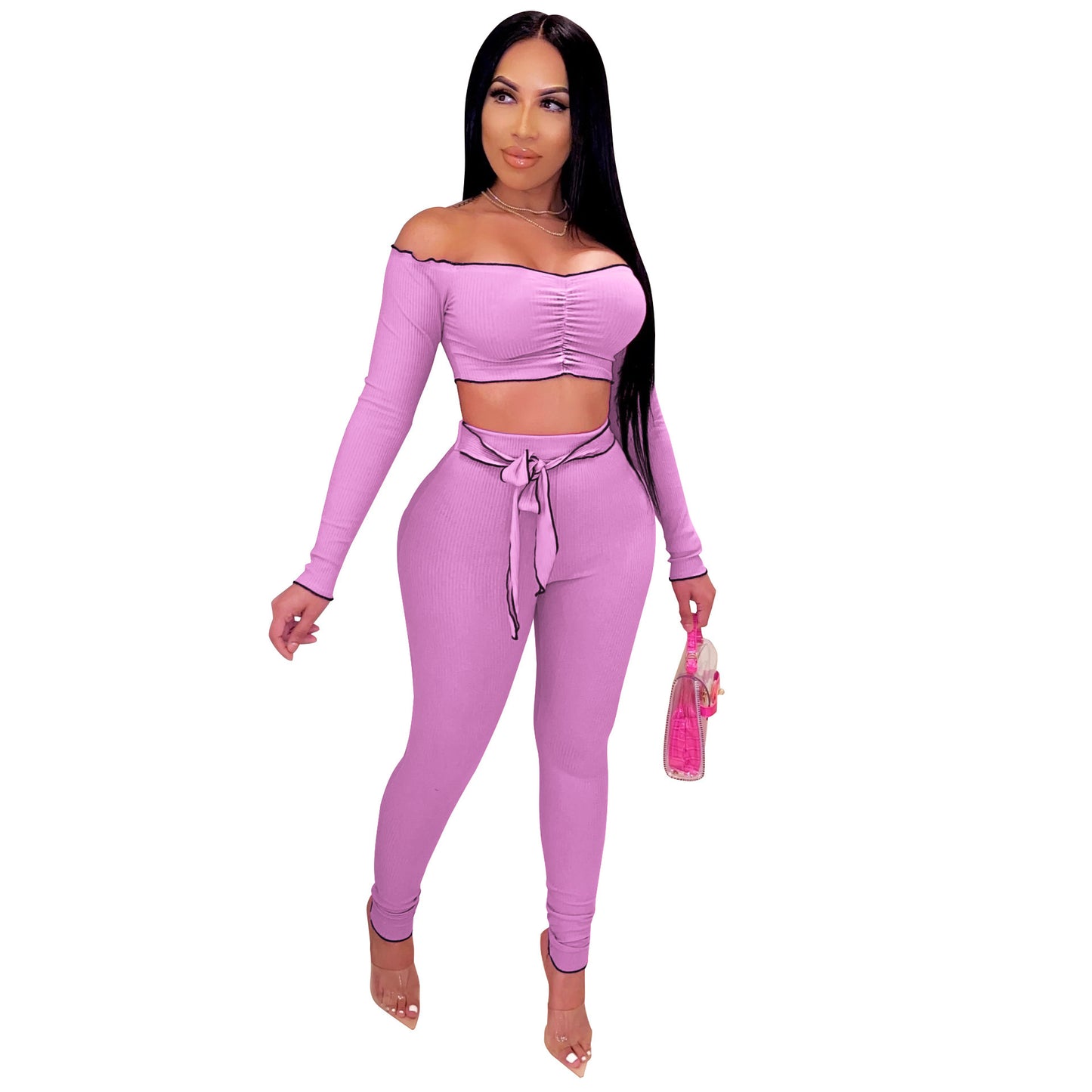 Women's Long-sleeved Waistless Suit