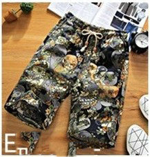 Men's Summer Retro Linen/Cotton Shorts