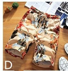 Men's Summer Retro Linen/Cotton Shorts