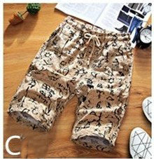 Men's Summer Retro Linen/Cotton Shorts