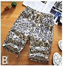 Men's Summer Retro Linen/Cotton Shorts