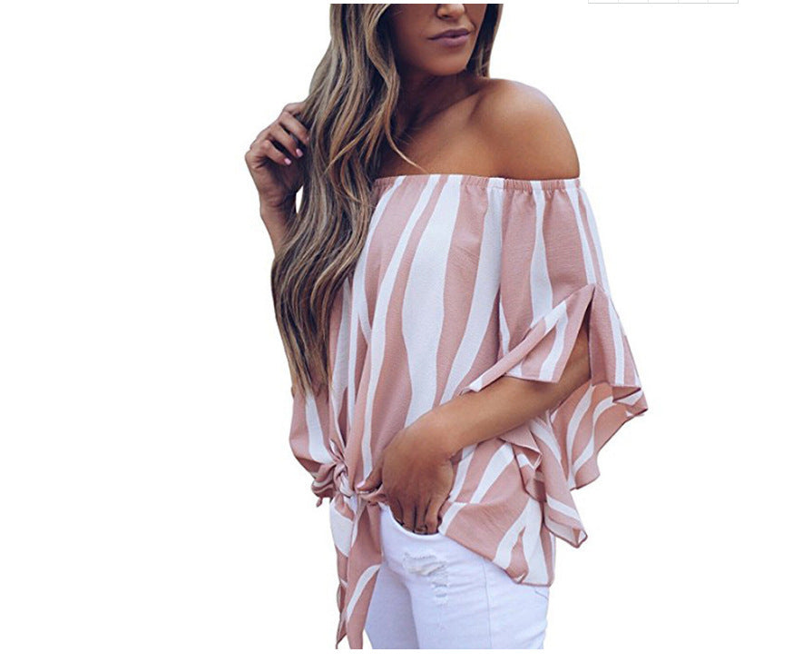 Striped Chiffon Shirt