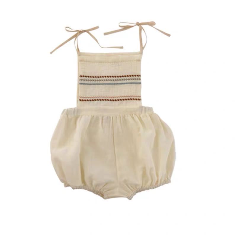 Toddler's Cotton Linen Romper