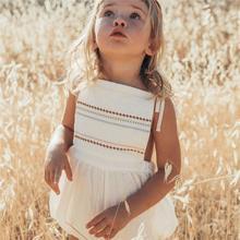 Toddler's Cotton Linen Romper