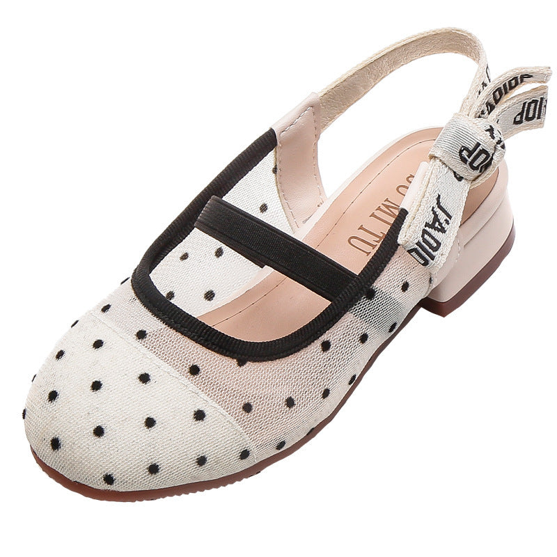 Polka Dot Children Princess Shoes