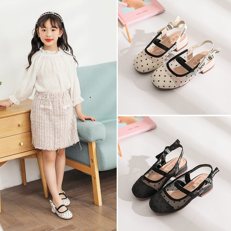 Polka Dot Children Princess Shoes