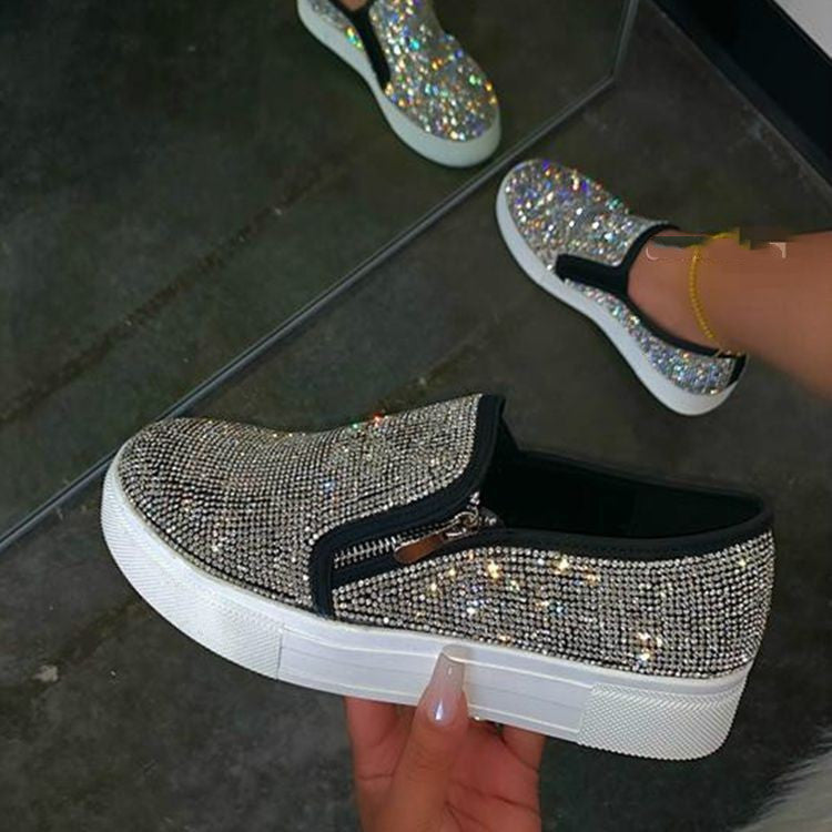 Women's Rhinestone Flats