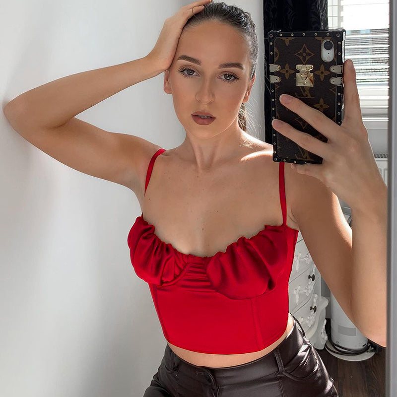 Women's Back Splicing Top