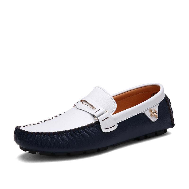 Men's Pea Leather Shoes
