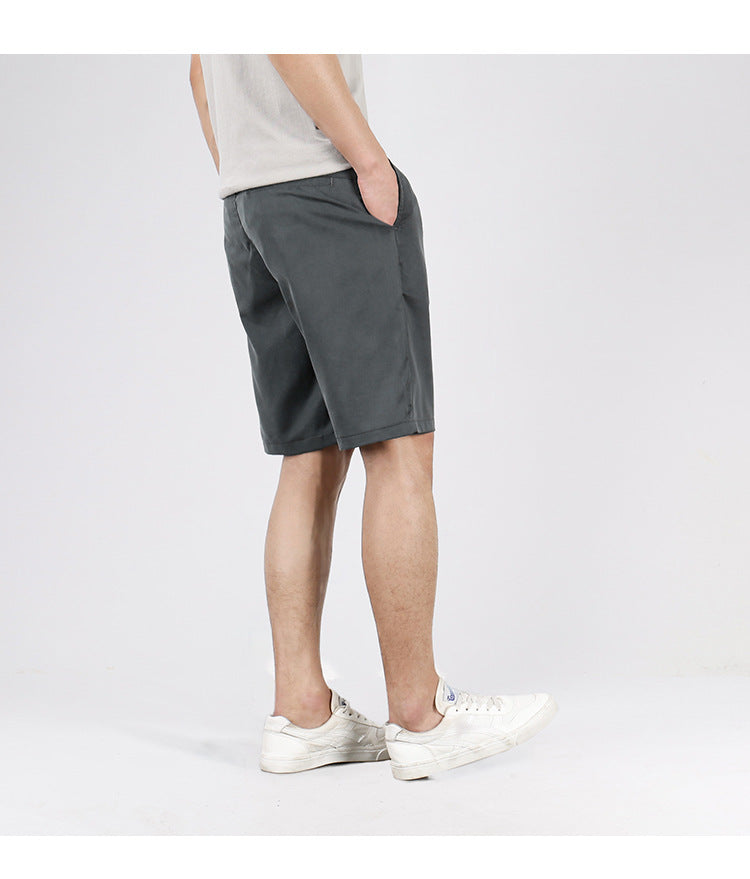 Men's Straight Khaki Shorts