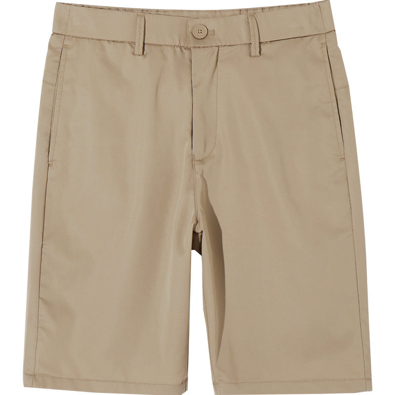 Men's Straight Khaki Shorts