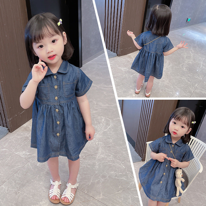 Lil Miss Denim Dress