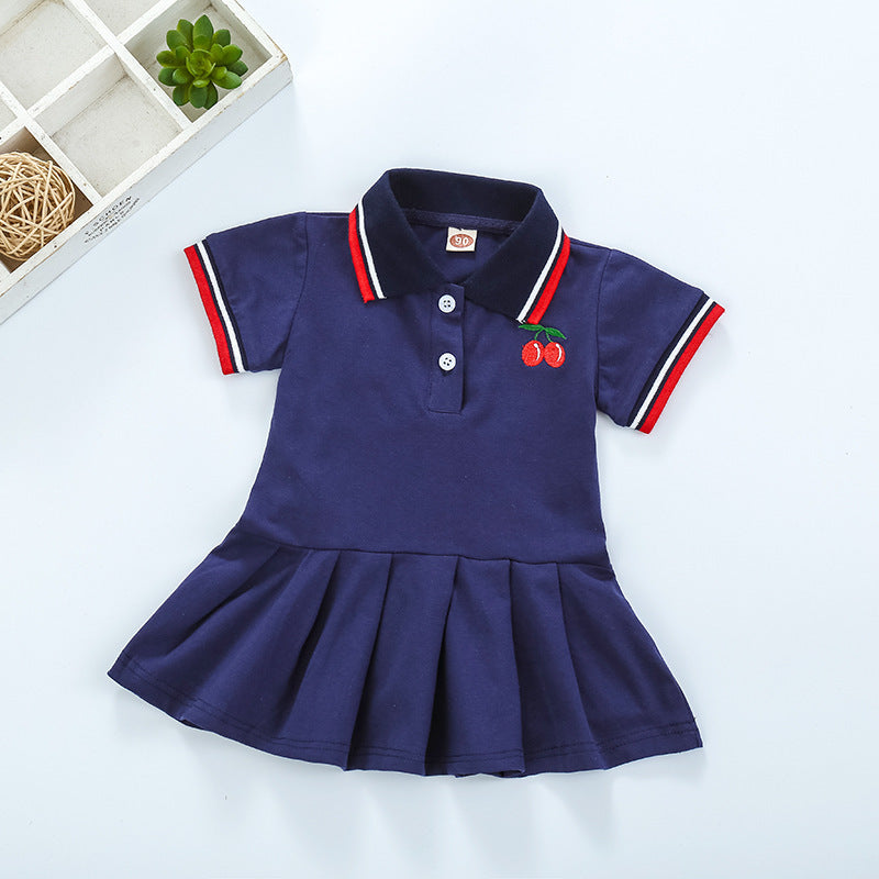 Girl's Pleated Tennis Dress