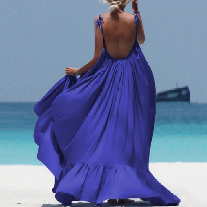 Women's Suspenders Beach Dress