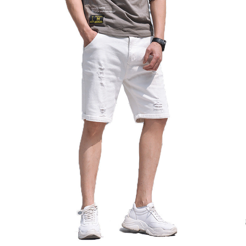 Men's Straight Denim Shorts