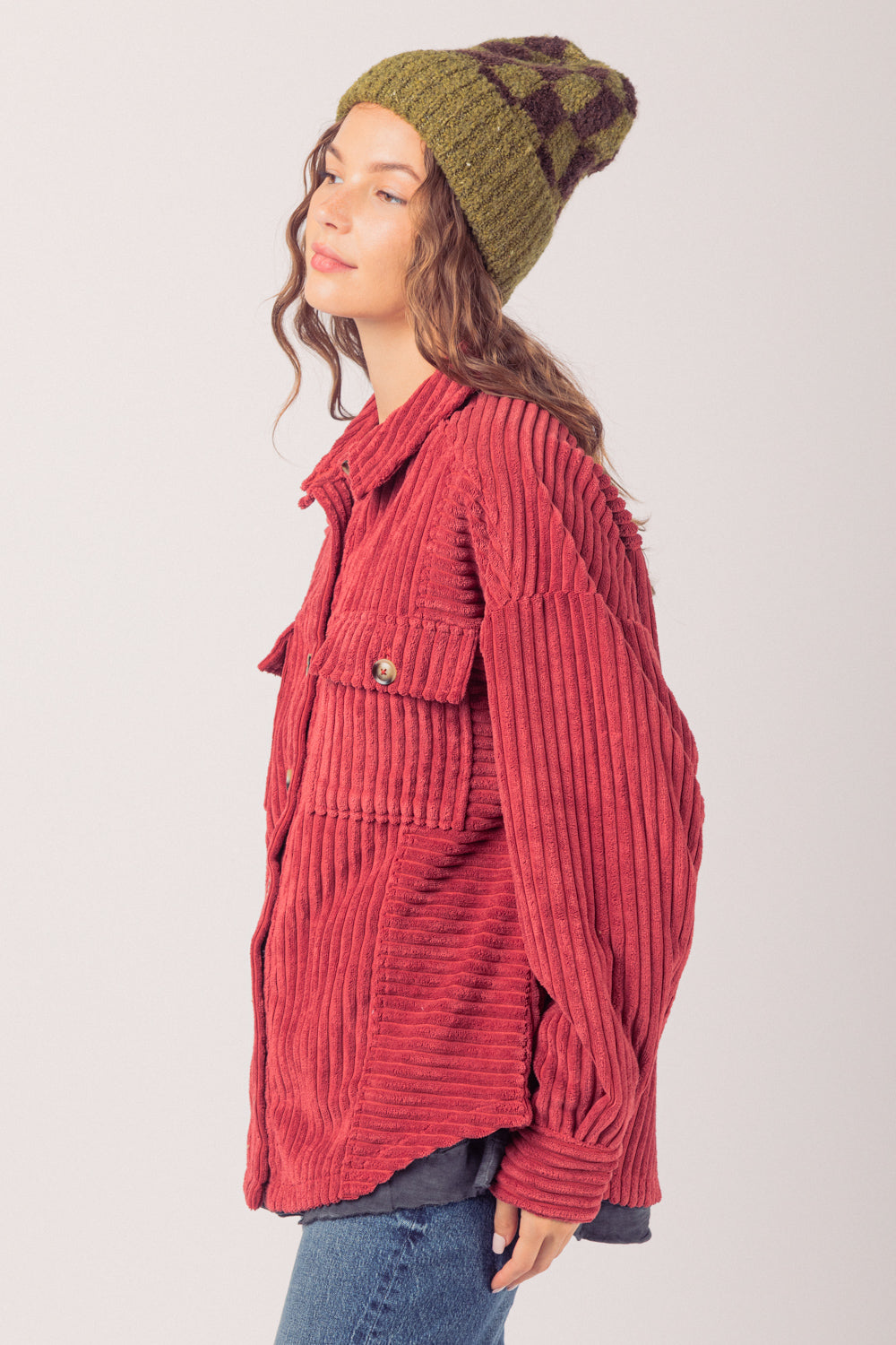 Women's Oversize Shirt Jacket
