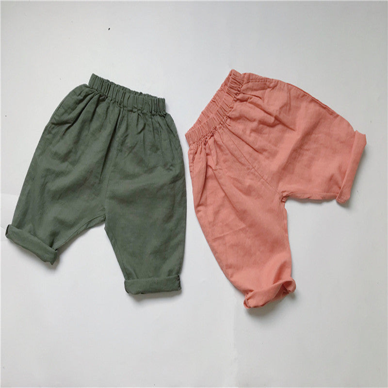 Girls Cotton Trousers