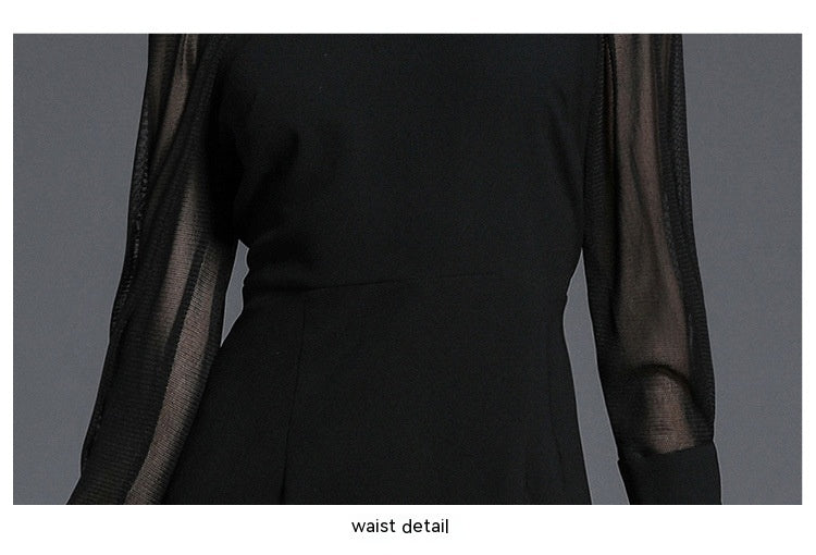 Elegant Fitted Fishtail Dress | Ajanka Inc.