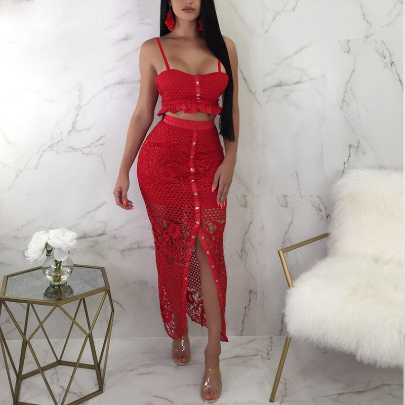 Lace Suspender 2 Pcs Set