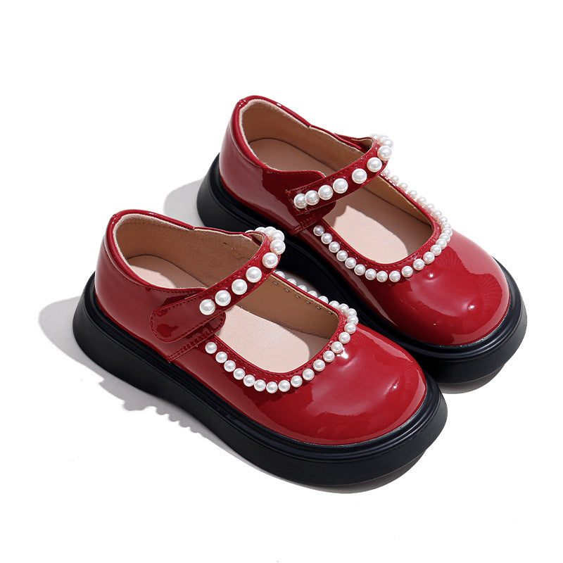 Children's Soft-soled Lolita Leather Shoes