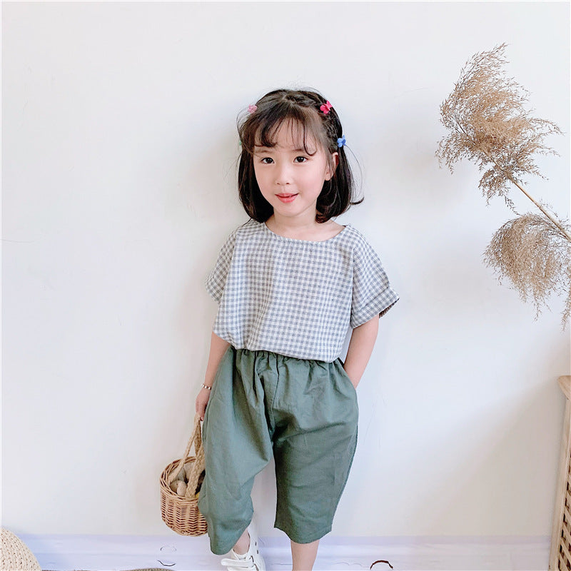 Girls Cotton Trousers